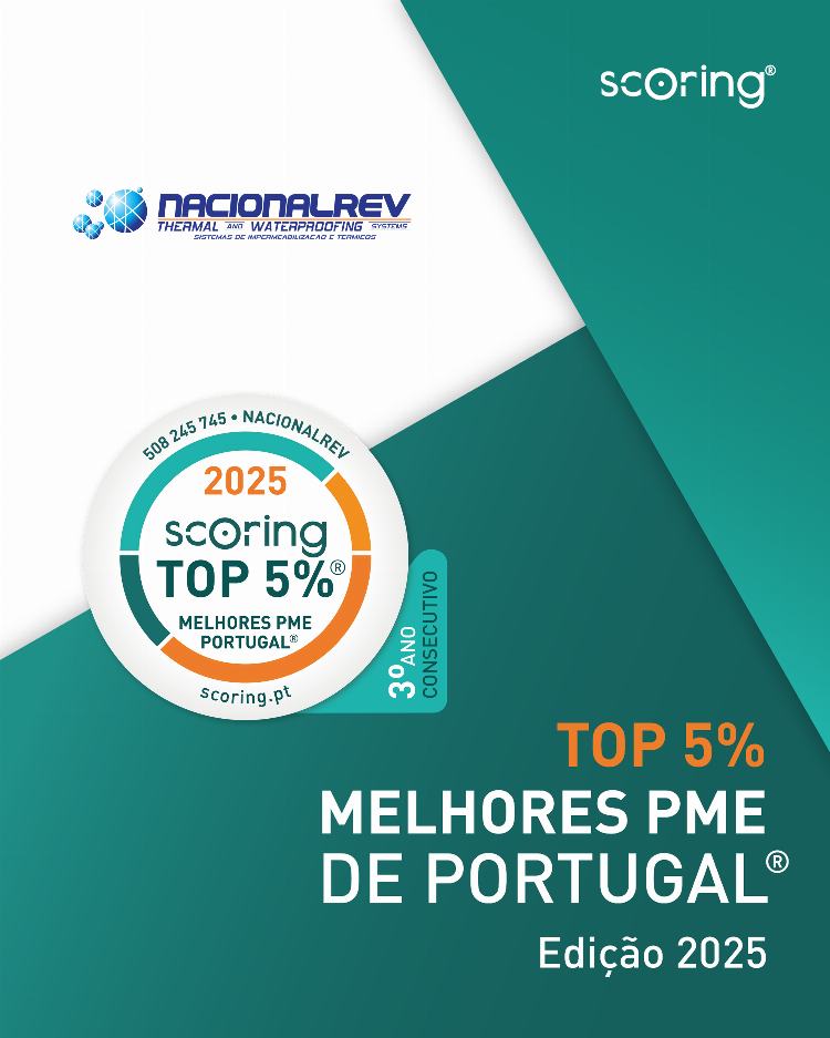 TOP 5% Melhores PME de Portugal pelo 3ºano consecutivo Nacionalrev